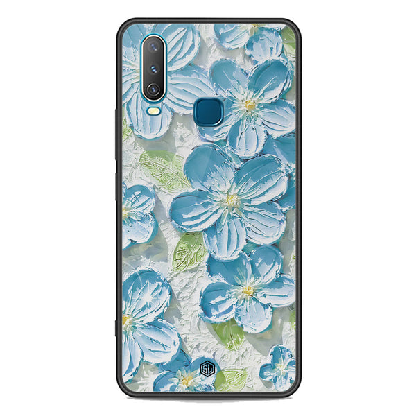 Floral Series Soft Phone Case - Premium Glass Case - Design 12 - Vivo Y17