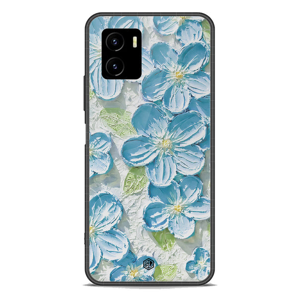 Floral Series Soft Phone Case - Premium Glass Case - Design 12 - Vivo Y15a