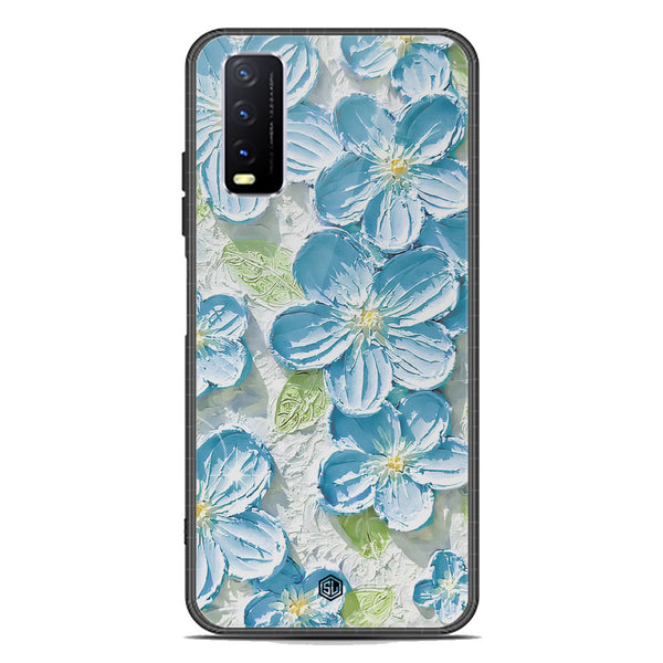 Floral Series Soft Phone Case - Premium Glass Case - Design 12 - Vivo Y12a