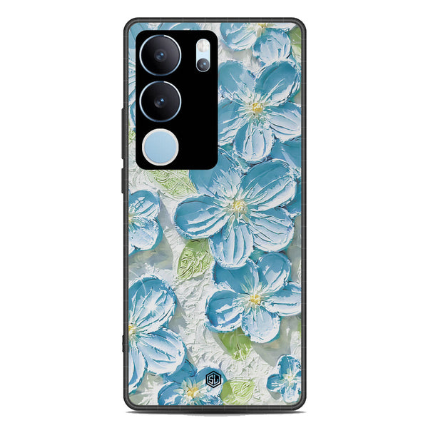 Floral Series Soft Phone Case - Premium Glass Case - Design 12 - Vivo V29 Pro