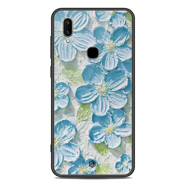 Floral Series Soft Phone Case - Premium Glass Case - Design 12 - Vivo V11 Pro
