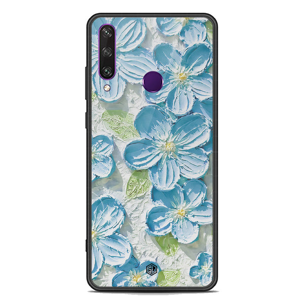 Floral Series Soft Phone Case - Premium Glass Case - Design 12 - Huawei Y6p