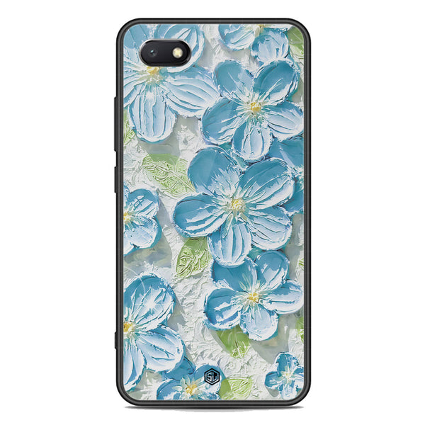 Floral Series Soft Phone Case - Premium Glass Case - Design 12 - Huawei Y5 Prime 2018