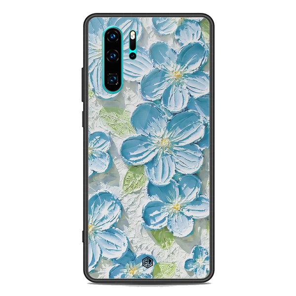 Floral Series Soft Phone Case - Premium Glass Case - Design 12 - Huawei P30 Pro