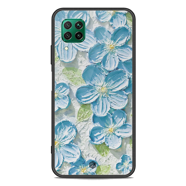 Floral Series Soft Phone Case - Premium Glass Case - Design 12 - Huawei Nova 7i