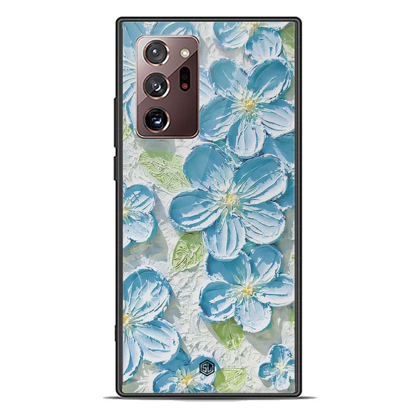 Floral Series Soft Phone Case - Premium Glass Case - Design 12 - Samsung Galaxy Note 20 Ultra