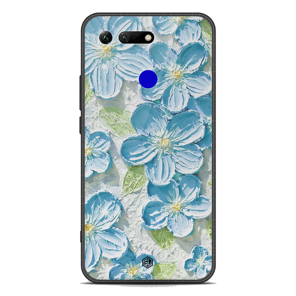 Floral Series Soft Phone Case - Premium Glass Case - Design 12 - Huawei Honor View 20