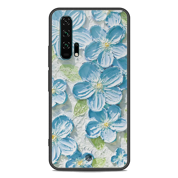 Floral Series Soft Phone Case - Premium Glass Case - Design 12 - Honor 20