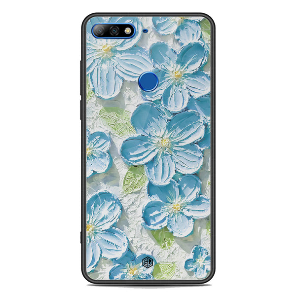 Floral Series Soft Phone Case - Premium Glass Case - Design 12 - Huawei Honor 7C