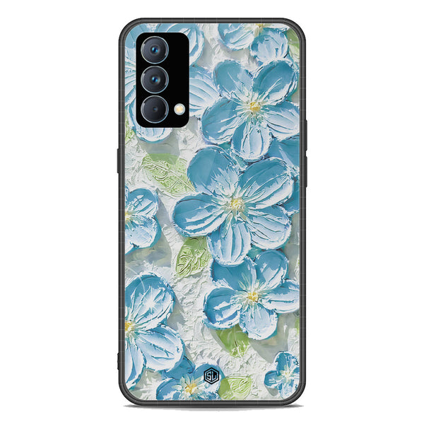 Floral Series Soft Phone Case - Premium Glass Case - Design 12 - Realme GT Master