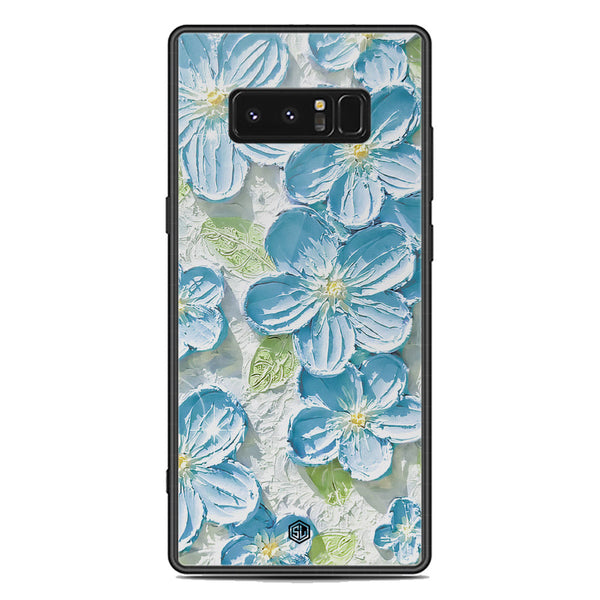 Floral Series Soft Phone Case - Premium Glass Case - Design 12 - Samsung Galaxy Note 8