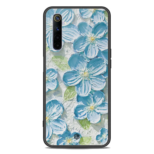 Floral Series Soft Phone Case - Premium Glass Case - Design 12 - Realme 6