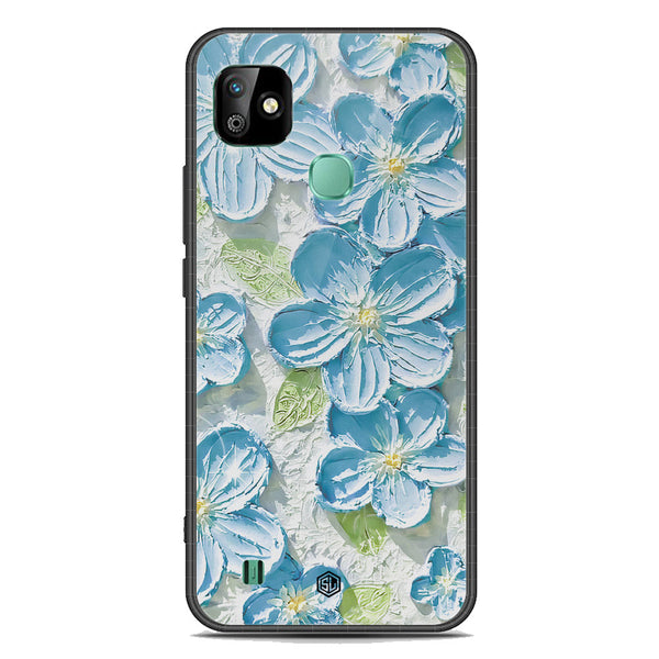 Floral Series Soft Phone Case - Premium Glass Case - Design 12 - Infinix Smart HD 2021