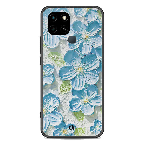 Floral Series Soft Phone Case - Premium Glass Case - Design 12 - Infinix Smart 6