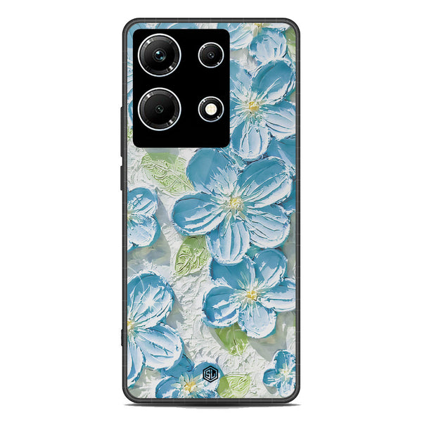 Floral Series Soft Phone Case - Premium Glass Case - Design 12 - Infinix Note 30