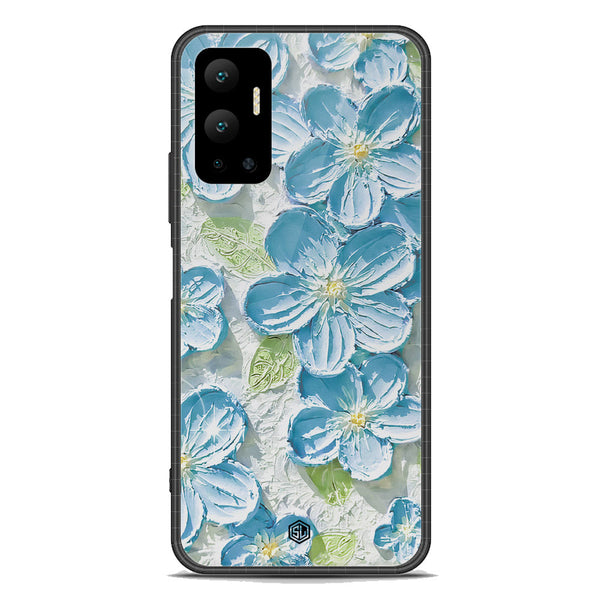 Floral Series Soft Phone Case - Premium Glass Case - Design 12 - Infinix Hot 12
