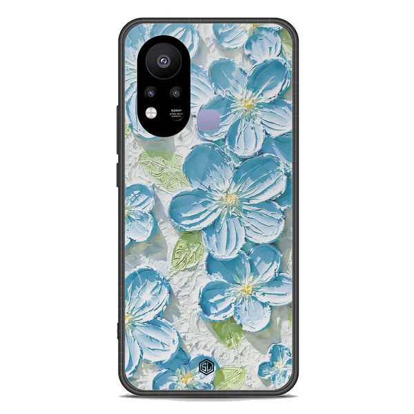 Floral Series Soft Phone Case - Premium Glass Case - Design 12 - Infinix Hot 11s