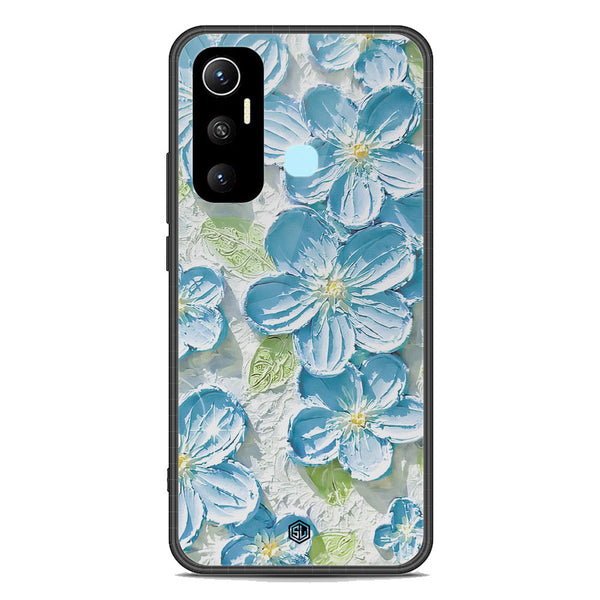 Floral Series Soft Phone Case - Premium Glass Case - Design 12 - Infinix Hot 11