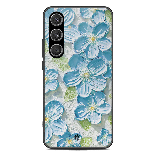 Floral Series Soft Phone Case - Premium Glass Case - Design 12 - Samsung Galaxy S24 Plus