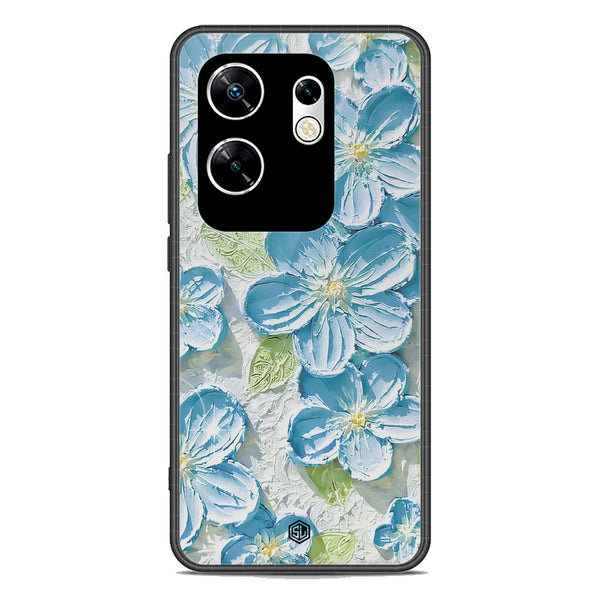Floral Series Soft Phone Case - Premium Glass Case - Design 12 - Infinix Zero 30 4G