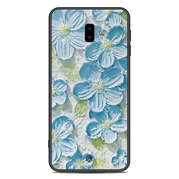 Floral Series Soft Phone Case - Premium Glass Case - Design 12 - Samsung Galaxy J6 Plus 2018