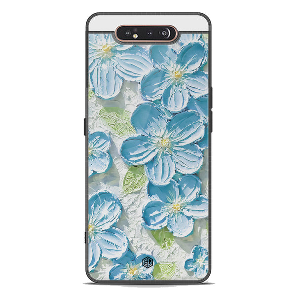 Floral Series Soft Phone Case - Premium Glass Case - Design 12 - Samsung Galaxy A80