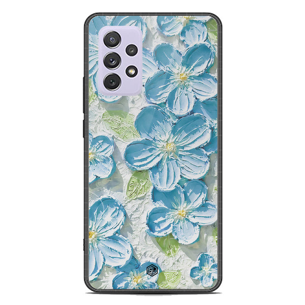 Floral Series Soft Phone Case - Premium Glass Case - Design 12 - Samsung Galaxy A72