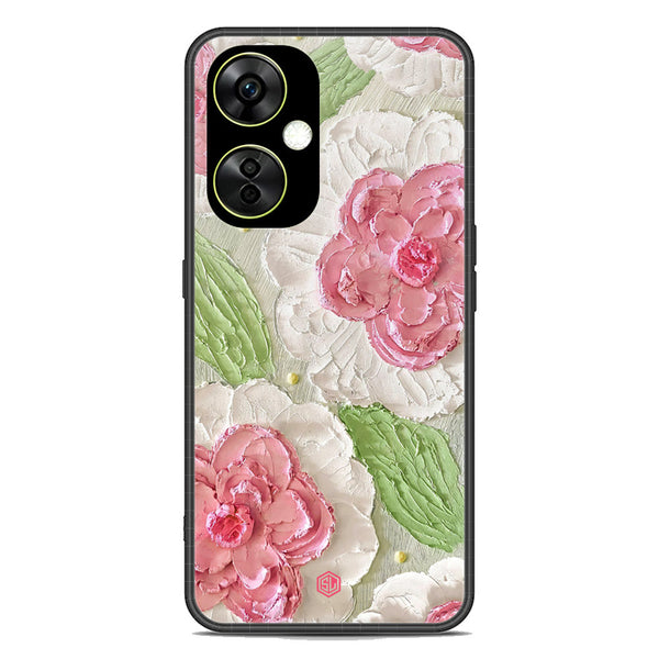 Floral Series Soft Phone Case - Premium Glass Case - Design 13 - OnePlus Nord CE 3 Lite