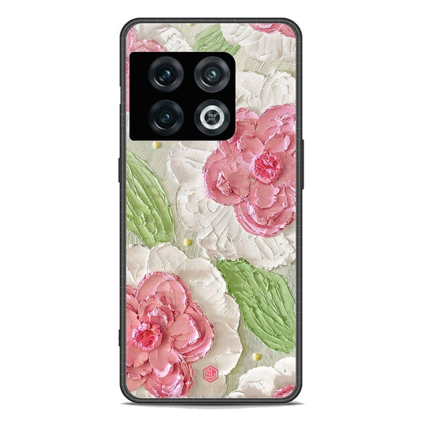 Floral Series Soft Phone Case - Premium Glass Case - Design 13 - OnePlus 10 Pro