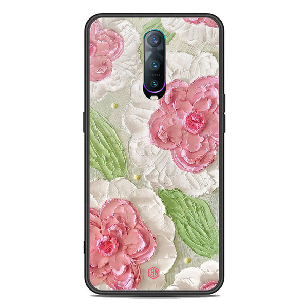 Floral Series Soft Phone Case - Premium Glass Case - Design 13 - Oppo R17 Pro