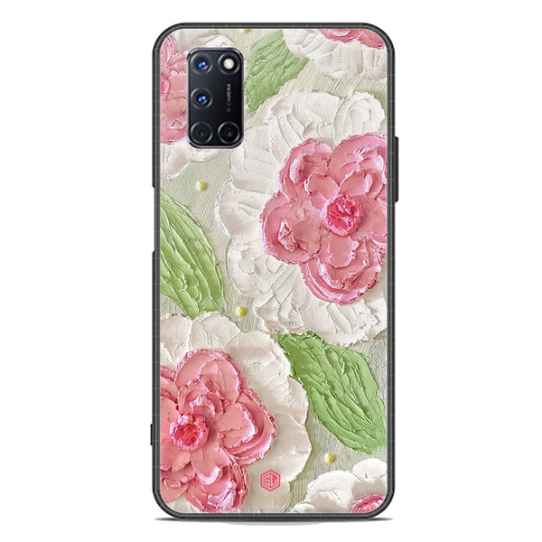 Floral Series Soft Phone Case - Premium Glass Case - Design 13 - Oppo A72