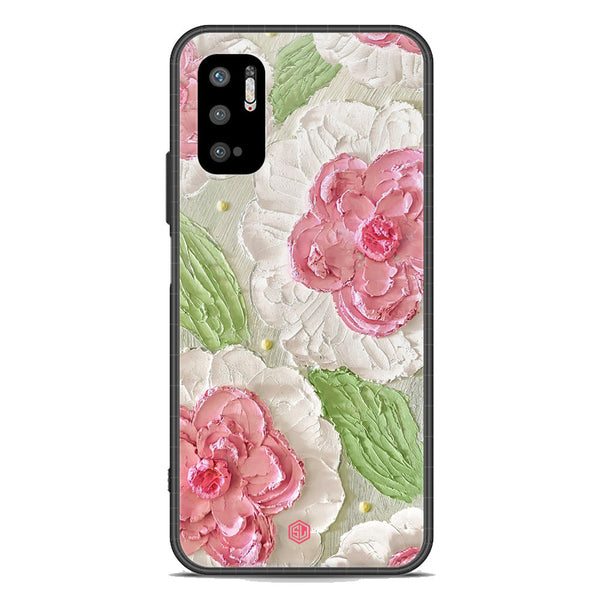 Floral Series Soft Phone Case - Premium Glass Case - Design 13 - Xiaomi Redmi Note 10 5G