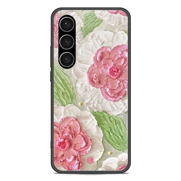 Floral Series Soft Phone Case - Premium Glass Case - Design 13 - Samsung Galaxy S23 Plus 5G