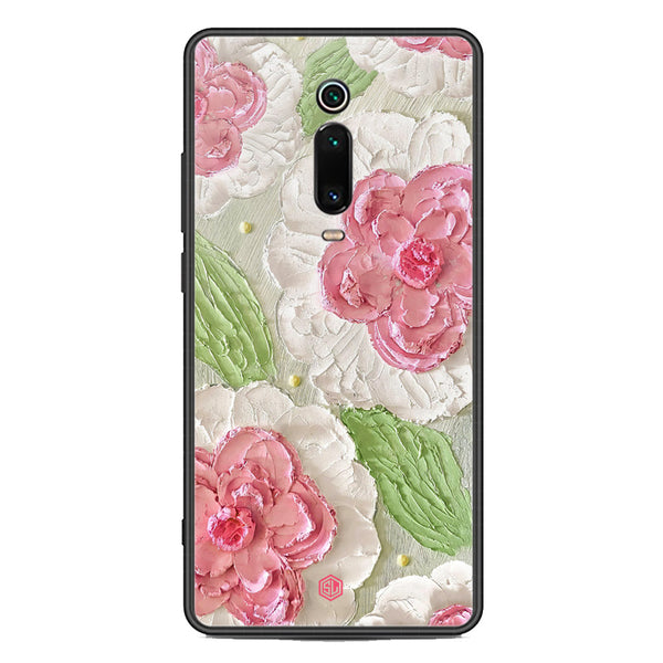 Floral Series Soft Phone Case - Premium Glass Case - Design 13 - Xiaomi Redmi K20 Pro