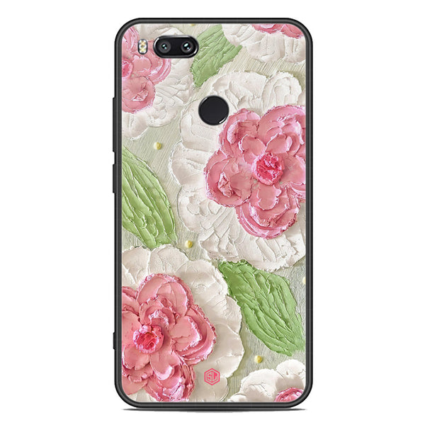 Floral Series Soft Phone Case - Premium Glass Case - Design 13 - Xiaomi Mi A1 / Mi 5X