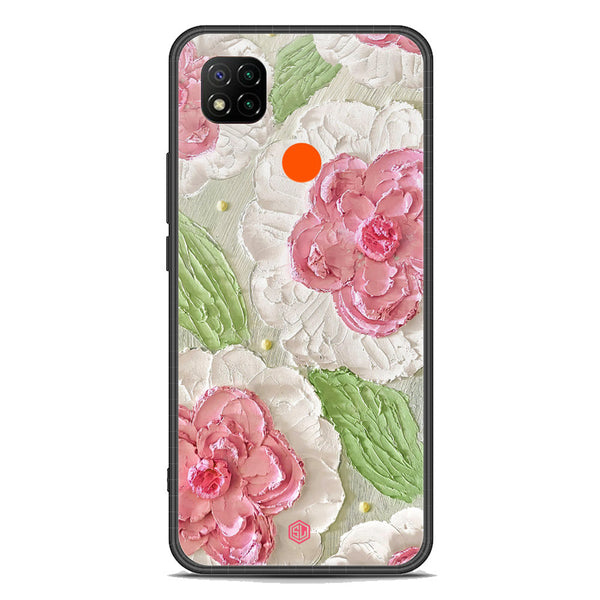 Floral Series Soft Phone Case - Premium Glass Case - Design 13 - Xiaomi Redmi 10A