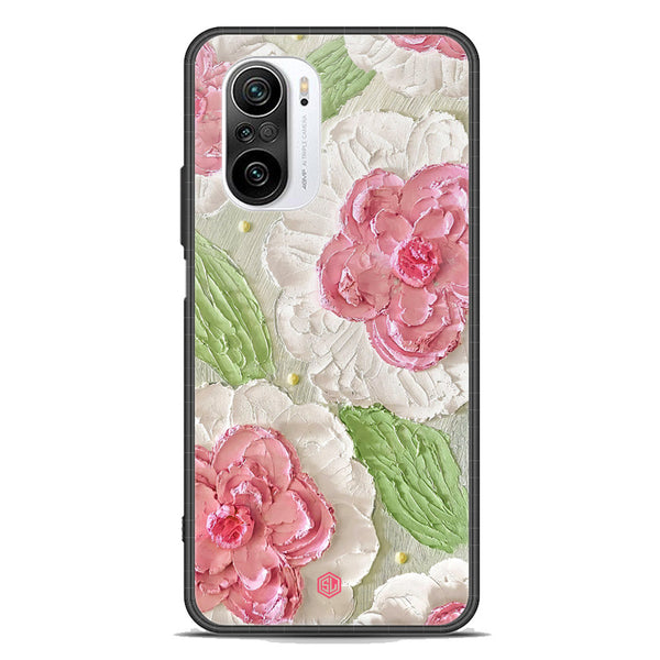 Floral Series Soft Phone Case - Premium Glass Case - Design 13 - Xiaomi Mi 11i