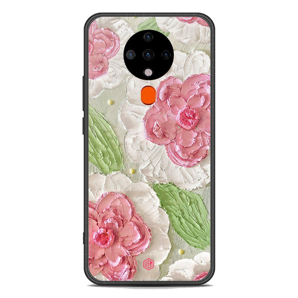 Floral Series Soft Phone Case - Premium Glass Case - Design 13 - Tecno Spark 6