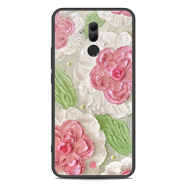 Floral Series Soft Phone Case - Premium Glass Case - Design 13 - Huawei Mate 20 Lite