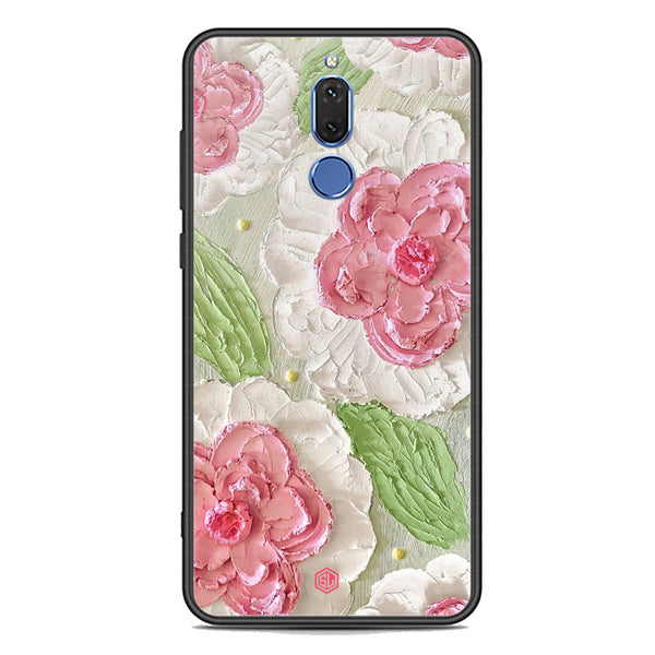 Floral Series Soft Phone Case - Premium Glass Case - Design 13 - Huawei Mate 10 Lite