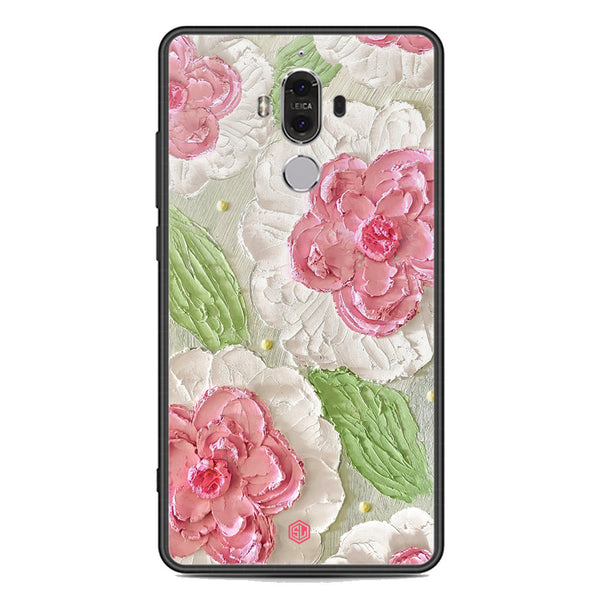 Floral Series Soft Phone Case - Premium Glass Case - Design 13 - Huawei Mate 9