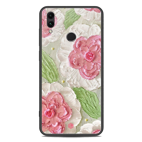 Floral Series Soft Phone Case - Premium Glass Case - Design 13 - Huawei Honor 10 Lite