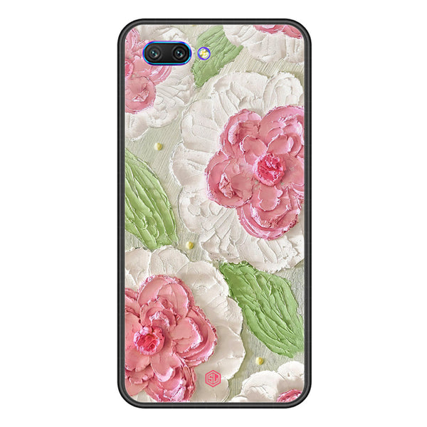 Floral Series Soft Phone Case - Premium Glass Case - Design 13 - Huawei Honor 10
