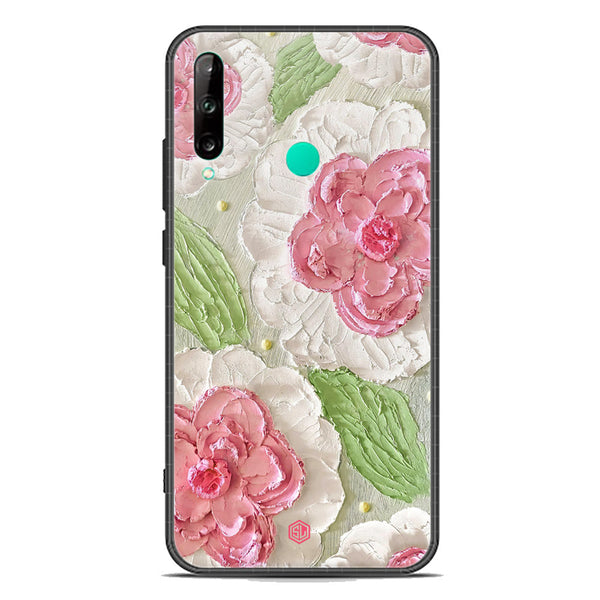 Floral Series Soft Phone Case - Premium Glass Case - Design 13 - Honor 9C