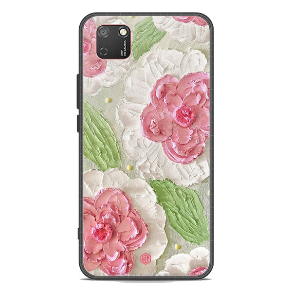 Floral Series Soft Phone Case - Premium Glass Case - Design 13 - Honor 9S
