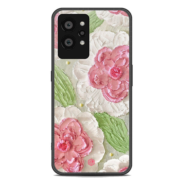 Floral Series Soft Phone Case - Premium Glass Case - Design 13 - Realme GT2 Pro