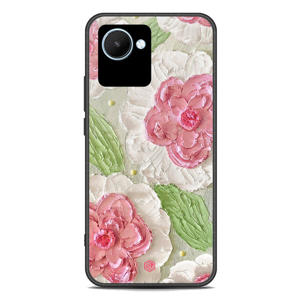 Floral Series Soft Phone Case - Premium Glass Case - Design 13 - Realme C30