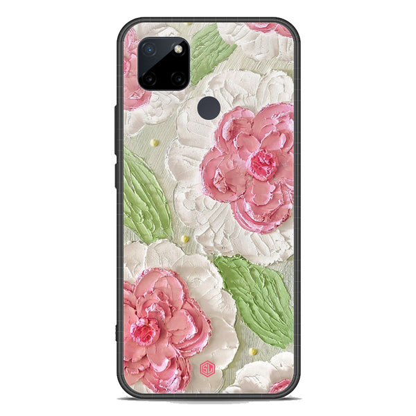 Floral Series Soft Phone Case - Premium Glass Case - Design 13 - Realme C25Y