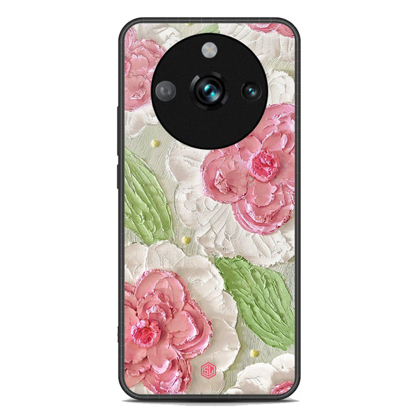 Floral Series Soft Phone Case - Premium Glass Case - Design 13 - Realme 11 Pro Plus