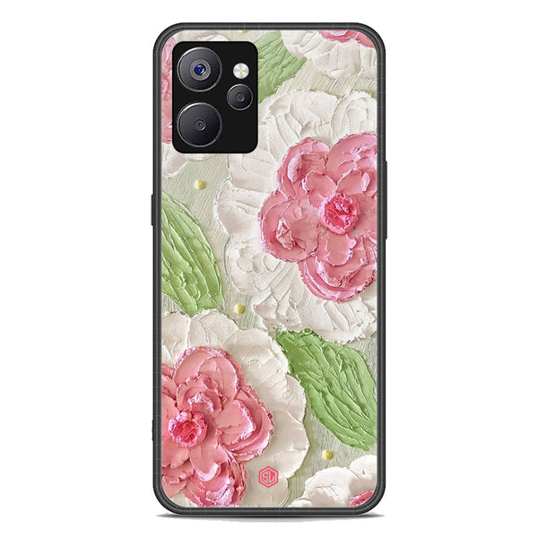 Floral Series Soft Phone Case - Premium Glass Case - Design 13 - Realme 10T